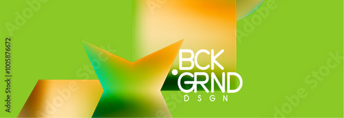 Fluid color geometric shapes abstract background. Vector Illustration For Wallpaper, Banner, Background, Card, Book Illustration, landing page