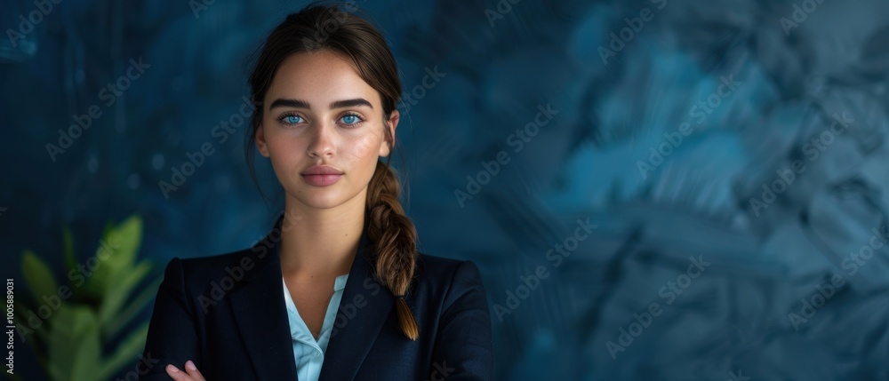 Confident Businesswoman in Professional Attire Confident Businesswoman in Professional Attire