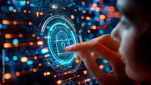 Security System Handling by man ai