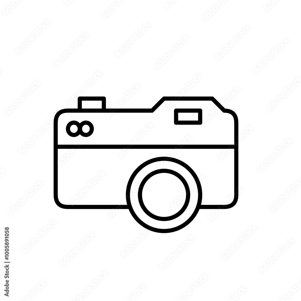 camera icon vector simple design illustration camera icon vector simple design illustration