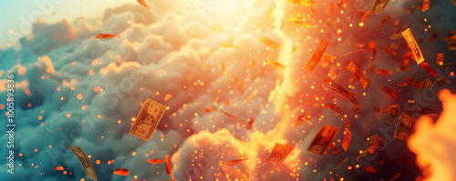 The sky is falling! No, it's just money! A tornado of cash is raining down from the heavens. Is it a sign of the apocalypse, or just a really good deal?