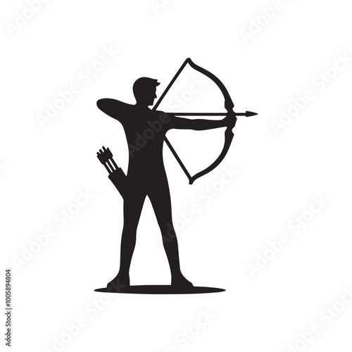 Archer Aiming the Bow