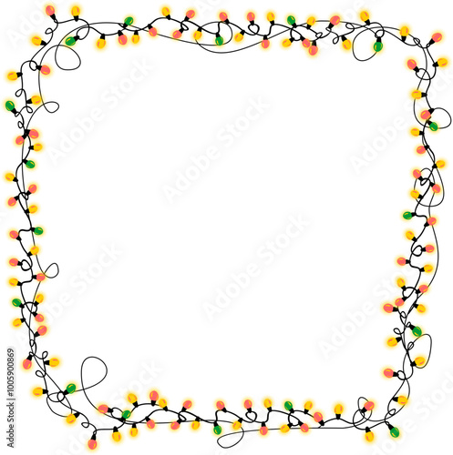 Christmas simple decoration, vector background