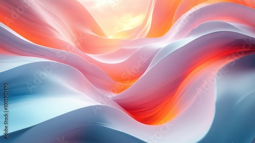 Abstract Colorful Waves