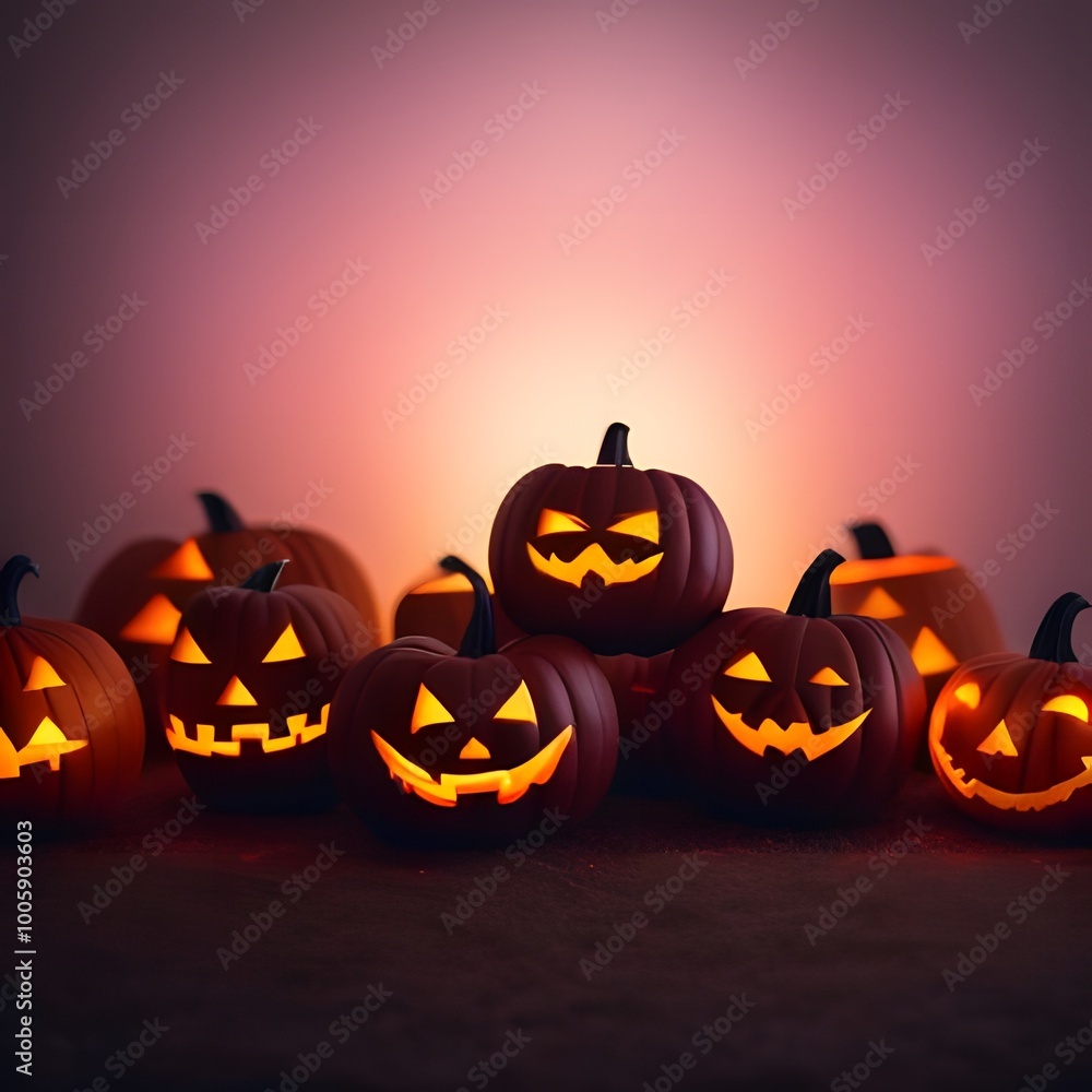 ai generated. Halloween parties. Decoration for the night of the dead. Pumpkins, posters and Halloween items ai generated. Halloween parties. Decoration for the night of the dead. Pumpkins, posters and Halloween items