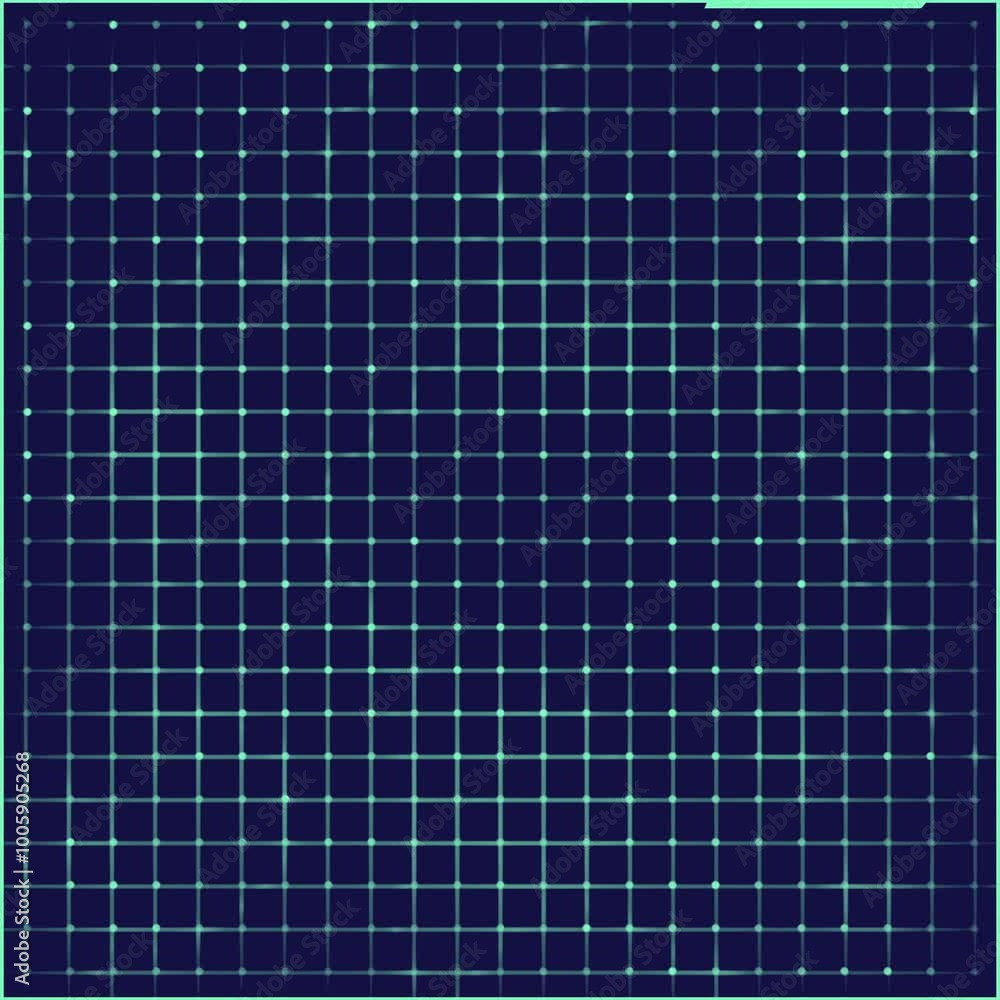 A HUD shimmering and pulsating square grid. A HUD shimmering and pulsating square grid.