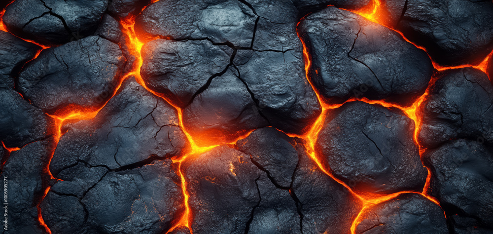 Abstract background of burning lava Abstract background of burning lava