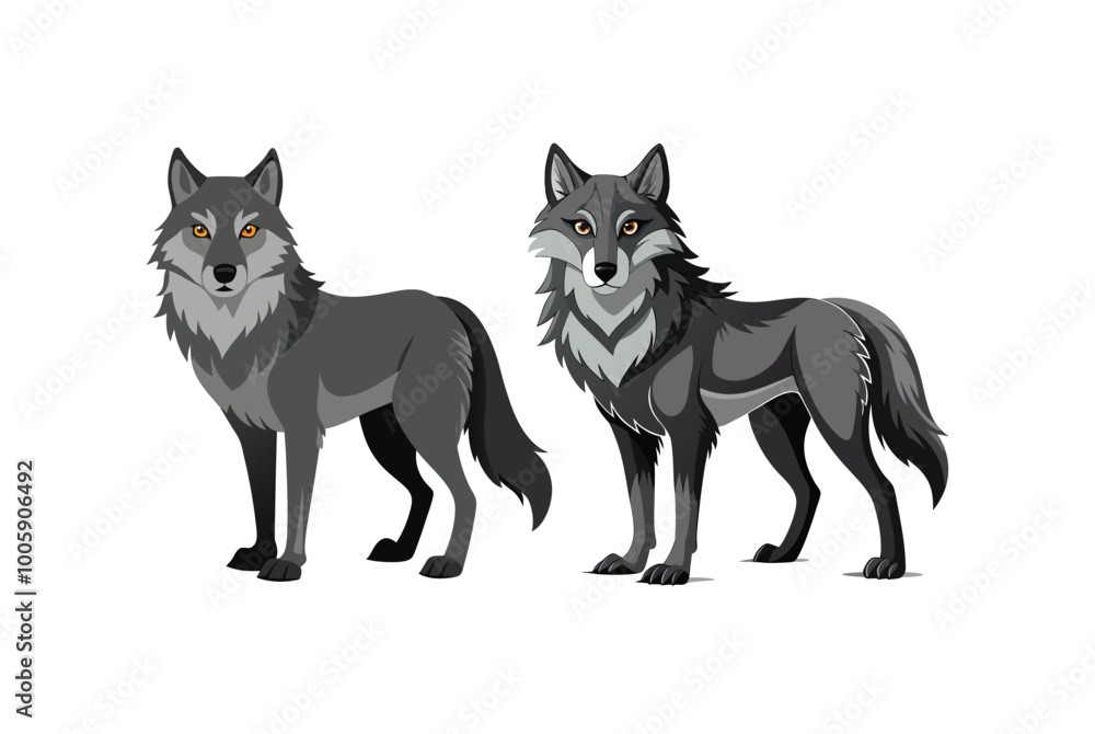 Fierce Angry Wolf Vector Illustration – Perfect for T-Shirts, Hoodies & Clipart Fierce Angry Wolf Vector Illustration – Perfect for T-Shirts, Hoodies & Clipart