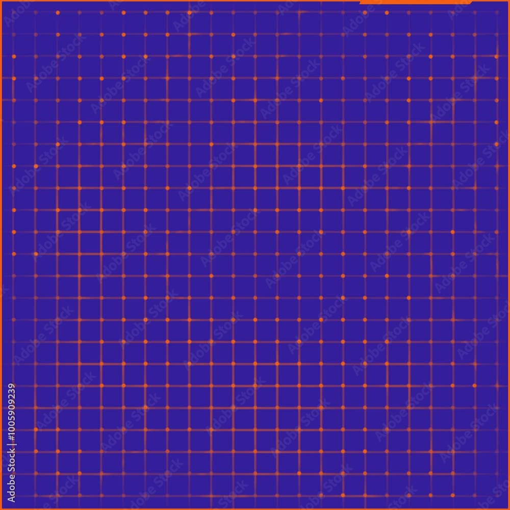 A HUD shimmering and pulsating square grid. A HUD shimmering and pulsating square grid.