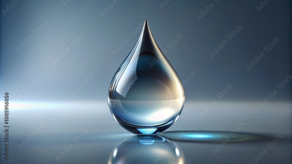 Elegant and graceful single tear drop on a smooth surface , elegance, tear, drop, water, grief, sadness, emotion,reflective, purity Elegant and graceful single tear drop on a smooth surface , elegance, tear, drop, water, grief, sadness, emotion,reflective, purity