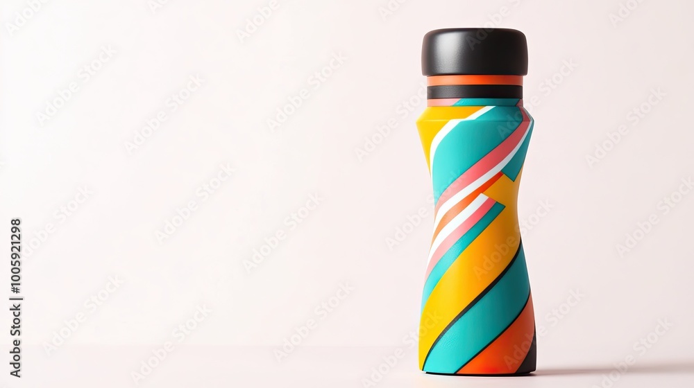 Colorful water bottle with a modern design, ideal for sports, outdoor activities, or daily hydration. Perfect for eco-friendly lifestyles. Colorful water bottle with a modern design, ideal for sports, outdoor activities, or daily hydration. Perfect for eco-friendly lifestyles.