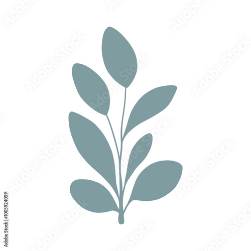 Wallpaper Mural A minimalistic drawing of a succulent plant, ideal for botanical, home decor, or eco-themed projects. Clean lines and natural design for indoor greenery lovers. Torontodigital.ca