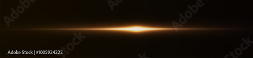 Light yellow effect reflections, neon illumination in white colors. Bright light lens. Police light effects, lines. Shiny stars, glowing sparks on a black background. Vector yelllow light effect