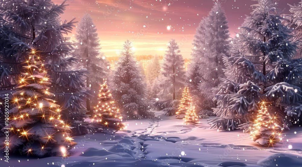 bosque nevado navidad bosque nevado navidad