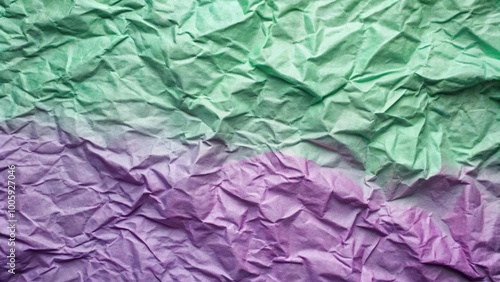 Wallpaper Mural Wrinkled pastel colored paper in purple and green tones, pastel, paper, wrinkled, texture, colors, purple, green, background Torontodigital.ca