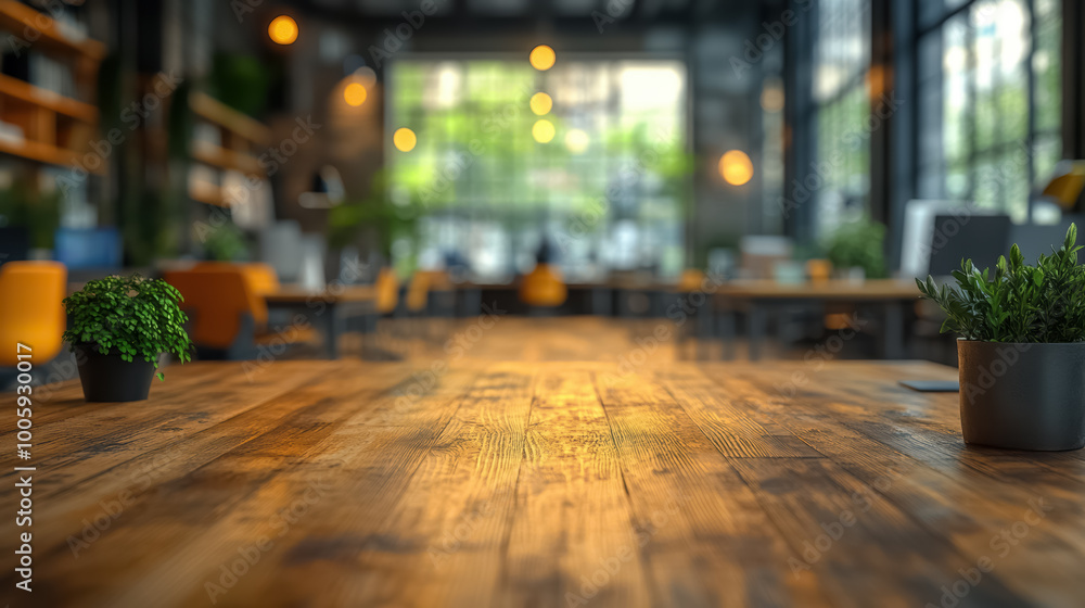 Business office with blurred bokeh background Business office with blurred bokeh background