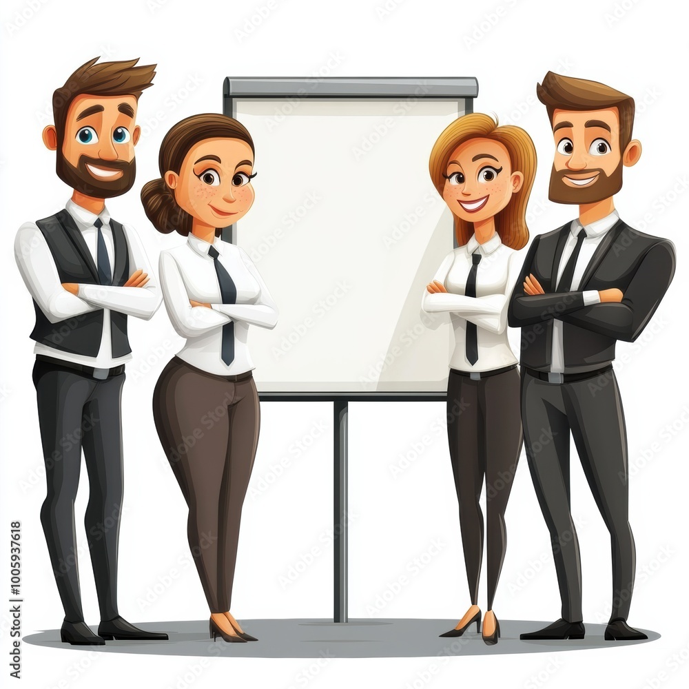 Professional Business Team Discussing Strategy at Office Meeting Professional Business Team Discussing Strategy at Office Meeting