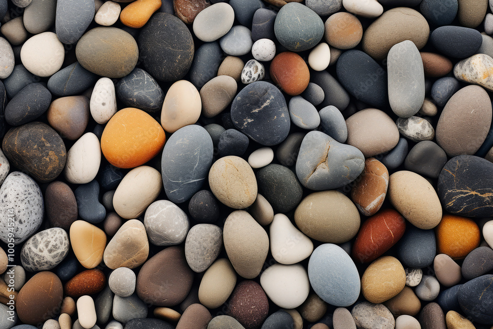 Processed collage of sea shore pebbles texture. Background for banner, backdrop or texture Processed collage of sea shore pebbles texture. Background for banner, backdrop or texture