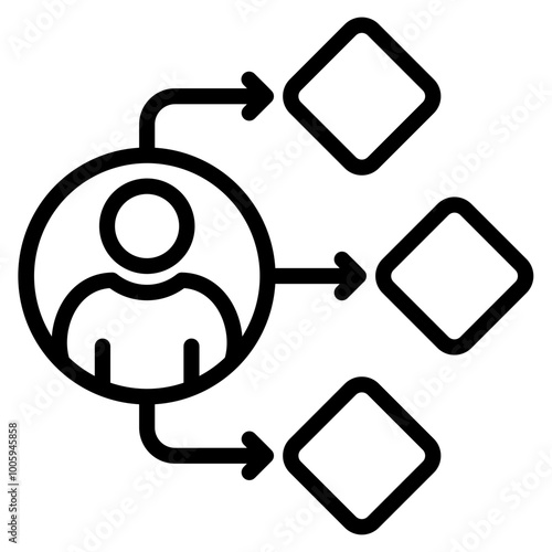 Approval Workflow Icon Element For Design