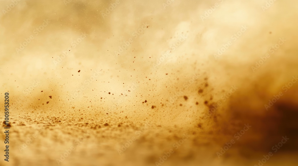 A close-up of a sandstorm in motion, with fine grains of sand being blown across the desert surface, creating a sense of movement and intensity. A close-up of a sandstorm in motion, with fine grains of sand being blown across the desert surface, creating a sense of movement and intensity.