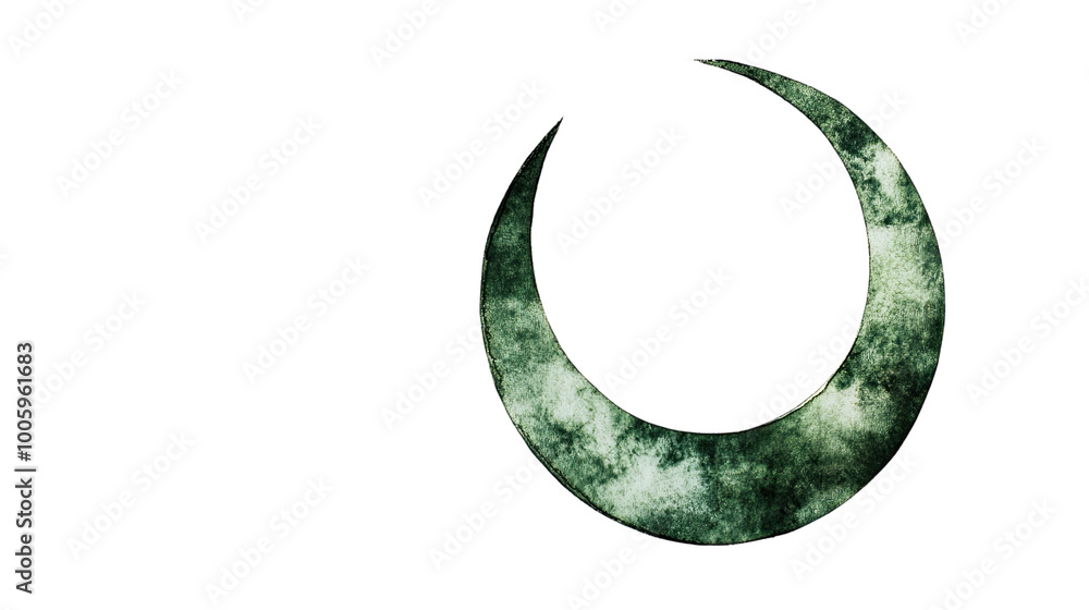 crescent moon on transparent background crescent moon on transparent background