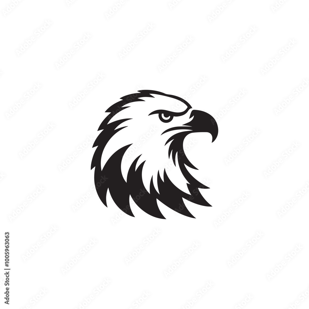 Isolated Abstract Eagle Head - Perfect Vector for Branding, Labels, and Logos. Isolated Abstract Eagle Head - Perfect Vector for Branding, Labels, and Logos.