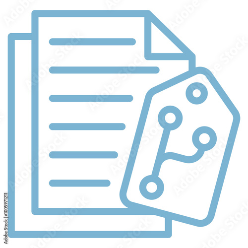 Version Tagging Icon Element For Design