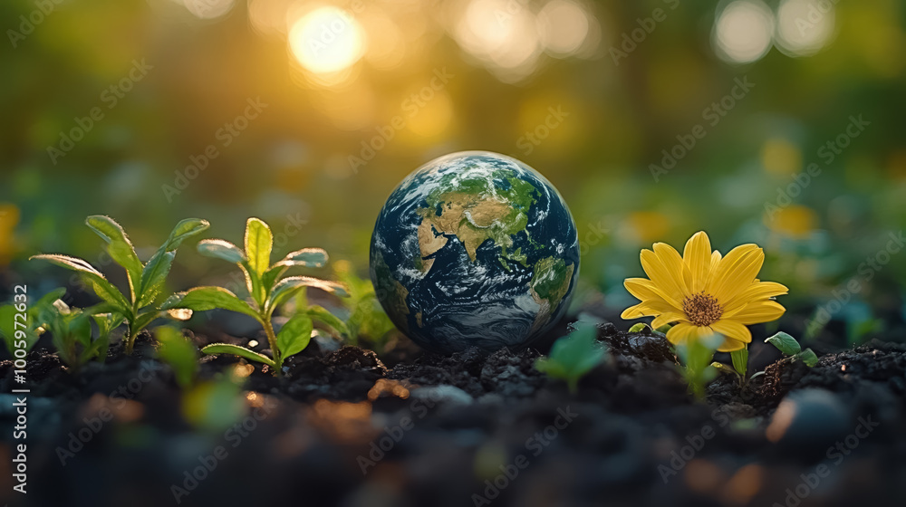 World environment and earth day concept World environment and earth day concept