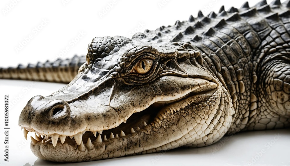Fototapeta premium close up of a crocodile