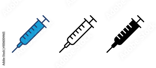 Syringe icon vector. injection icon vector.