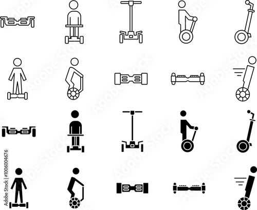 Segway icon set
