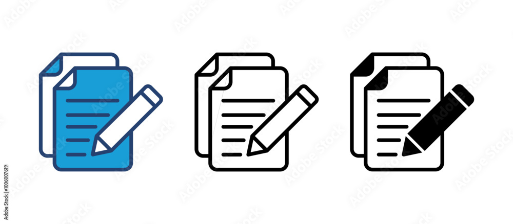 Note icon vector. notepad icon vector Note icon vector. notepad icon vector