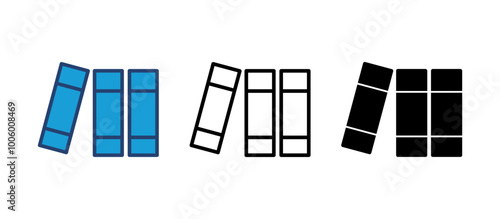 Library icon vector. education icon vector