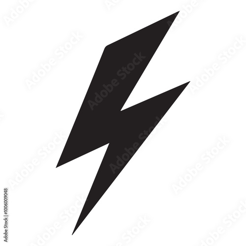 Thunder Silhouette Design - Thunder vector illustration