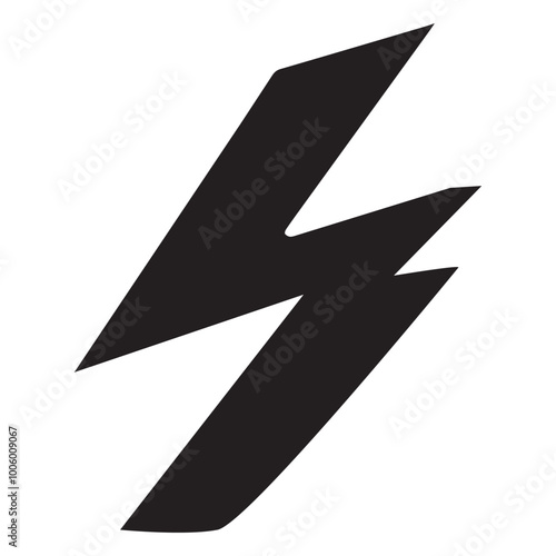 Thunder Silhouette Design - Thunder vector illustration
