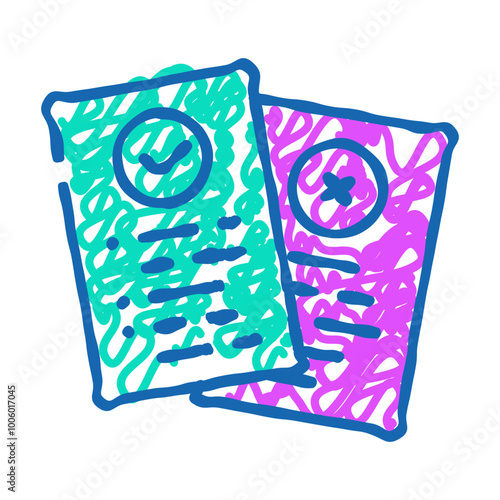 ethic esg doodle icon sketch vector. ethic esg sign. isolated symbol illustration