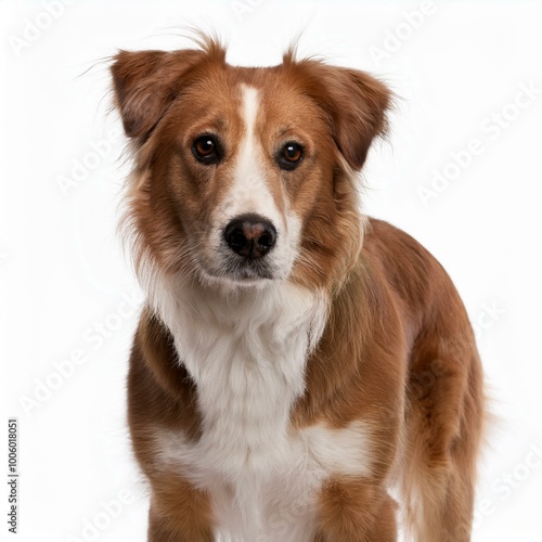 australian shepherd dog isolated on white
