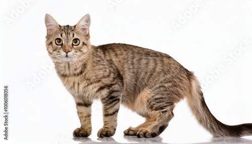 british cat isolated on white