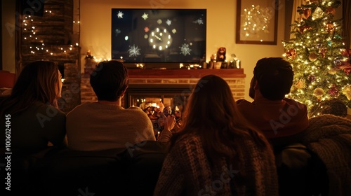 New Year Eve Countdown Celebration with Friends