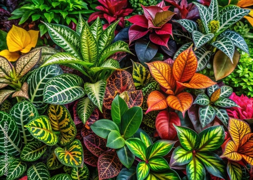 Wallpaper Mural A variety of dicotyledon plants exhibiting distinct leaves, flowers, and growth patterns, showcasing the rich diversity of botanical forms and adaptations in nature. Torontodigital.ca