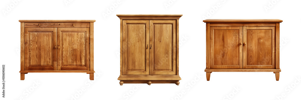 Wooden Cabinet with Two Doors Wooden Cabinet with Two Doors