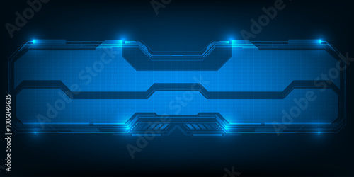 Abstract technology background. Futuristic digital space technology concept.