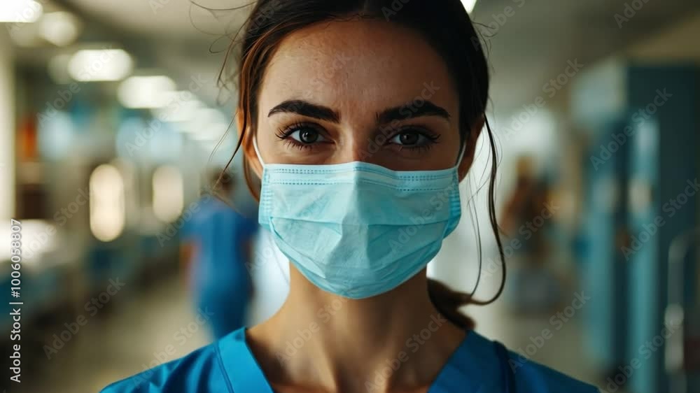 A dynamic scene of a healthcare worker on the frontline, providing essential care and support to patients in need A dynamic scene of a healthcare worker on the frontline, providing essential care and support to patients in need