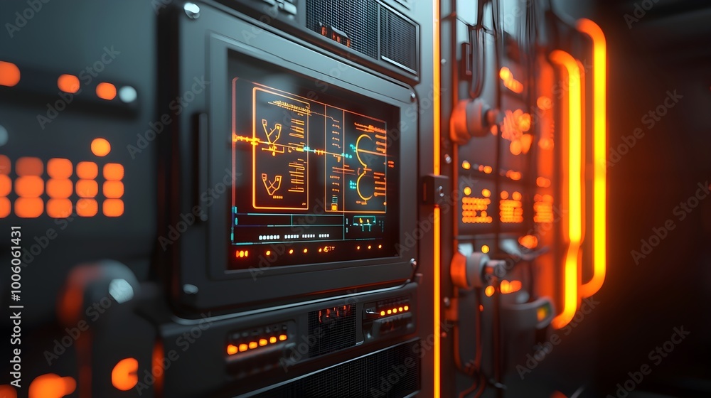 Futuristic Interface Panel Futuristic Interface Panel