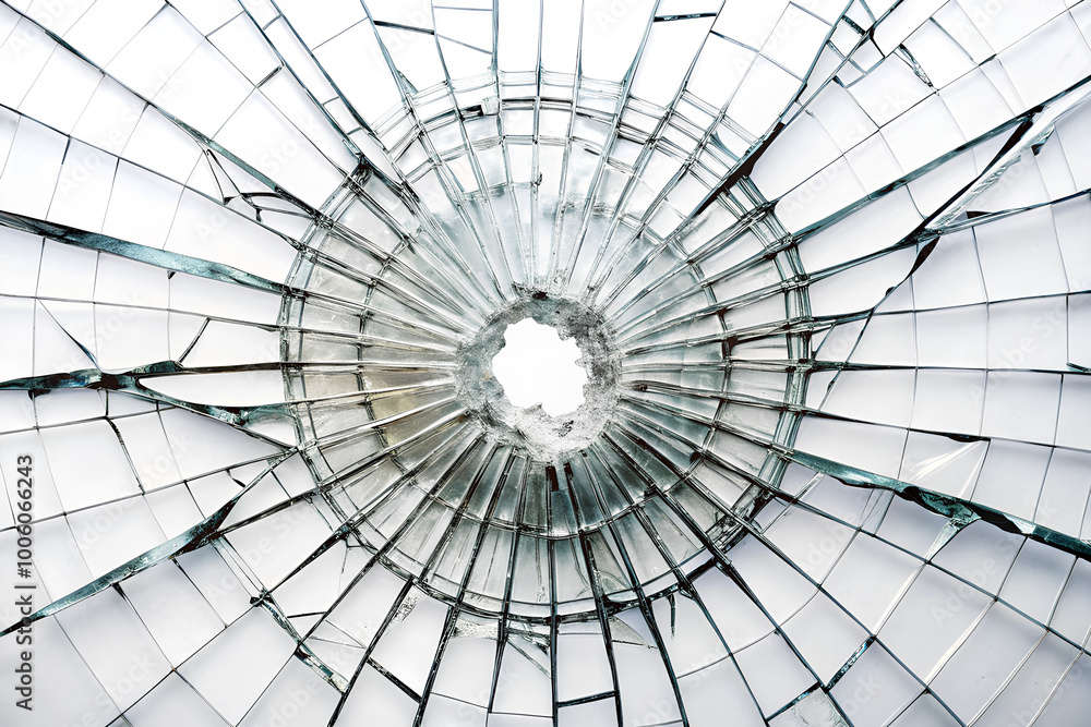 Glass cracks, Broken Glass with Cracks. isolated on white background Glass cracks, Broken Glass with Cracks. isolated on white background