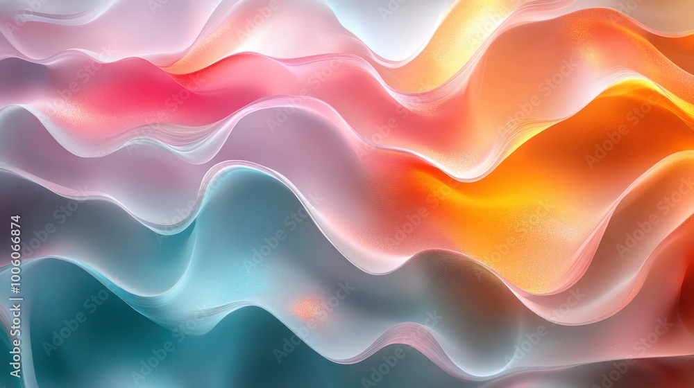 Abstract Colorful Waves Abstract Colorful Waves