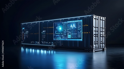 Futuristic Shipping Container Data Center