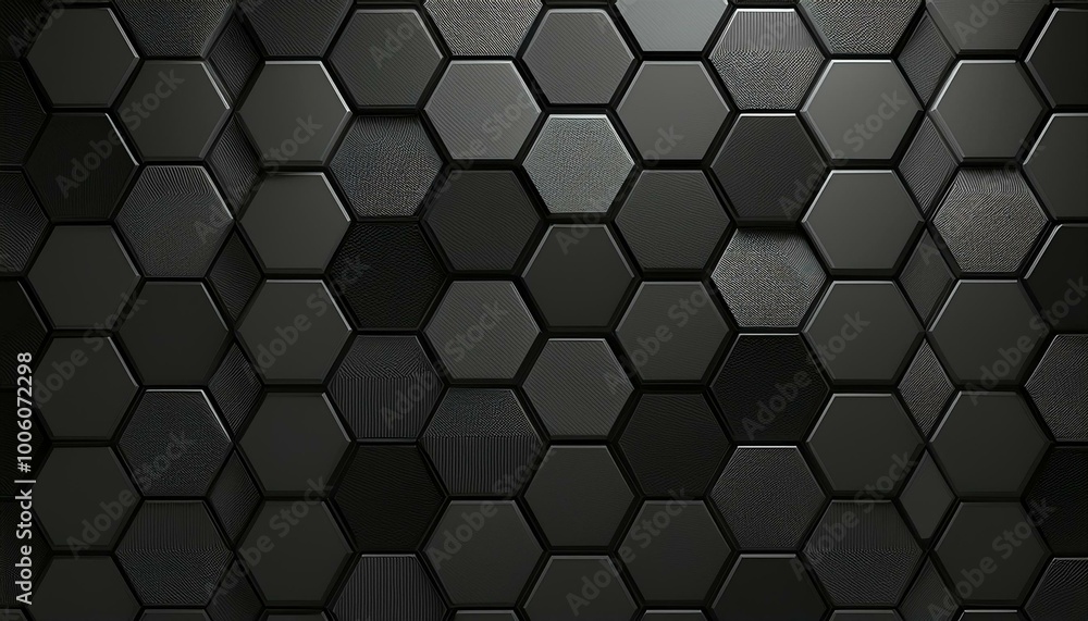 Dark hexagon wallpaper or background Dark hexagon wallpaper or background