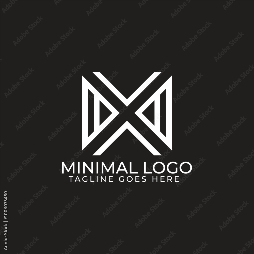 Fototapeta premium Creative X Letter Logo design for Elegant Brand