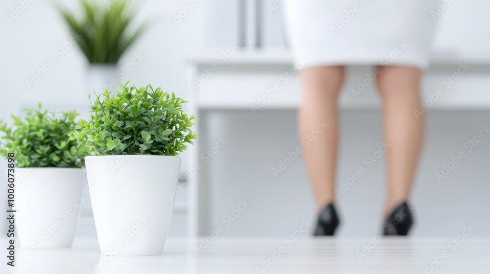 2409_025.woman standing confidently in sleek black heels, partially hidden behind an office desk with contemporary decor, providing ample blank space for creative text or images 2409_025.woman standing confidently in sleek black heels, partially hidden behind an office desk with contemporary decor, providing ample blank space for creative text or images